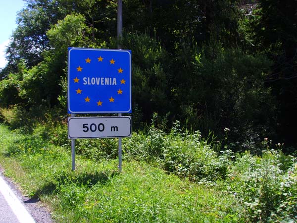 19 - Grenzschild Slowenien